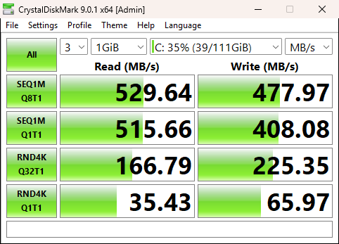 Patriot Burst Elite 120GB Speed Crystal